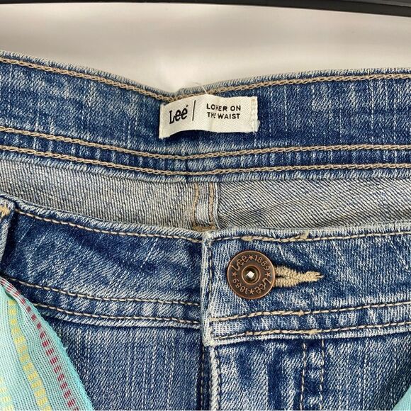 Lee Women’s Mid Length Capri Denim Pants size 14 - Picture 2 of 6
